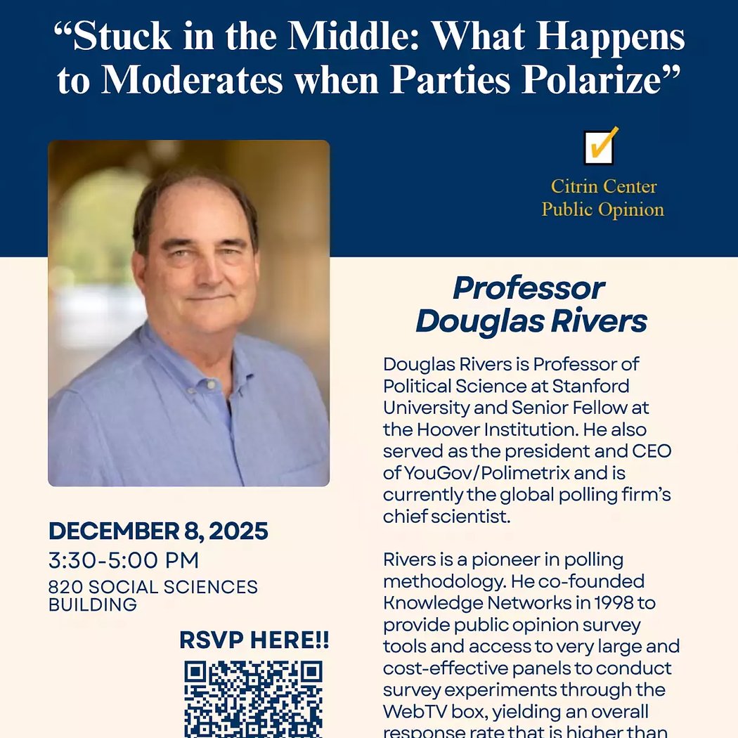 The 2025 Citrin Award Lecture Honoring Professor Douglas Rivers 1