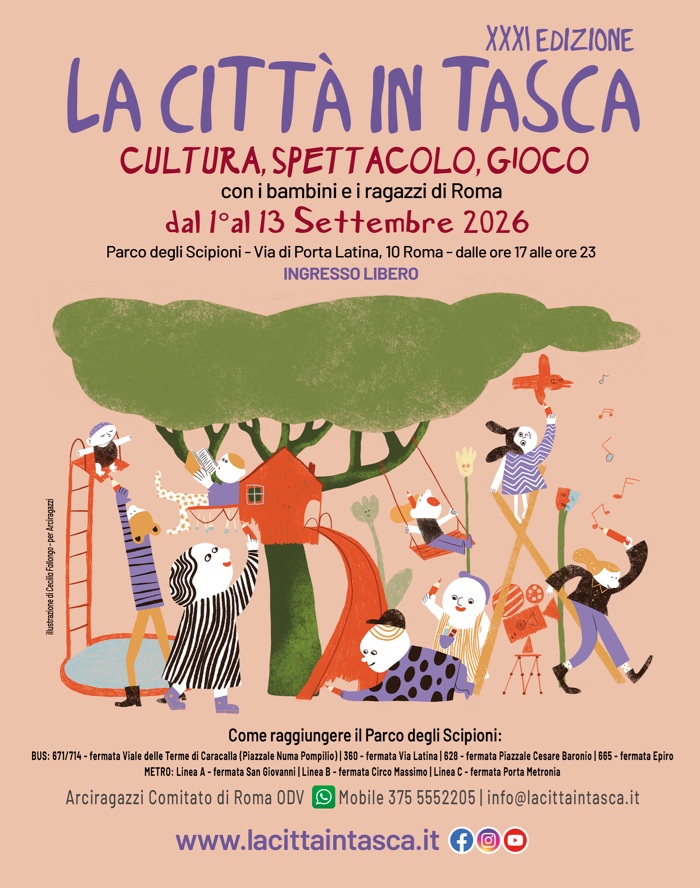 La Città in Tasca 2026: arte, gioco e cultura per l l infanzia 1