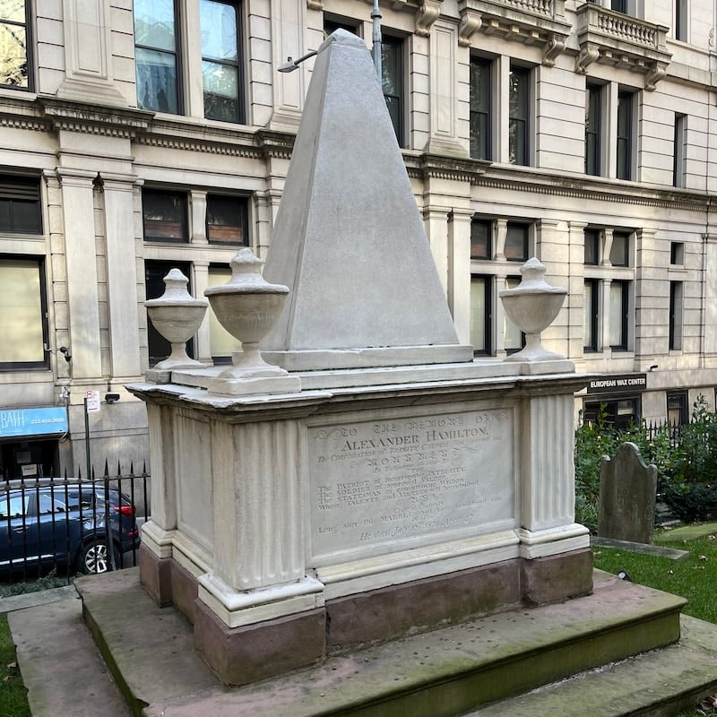 Alexander Hamilton's Gravesite 2