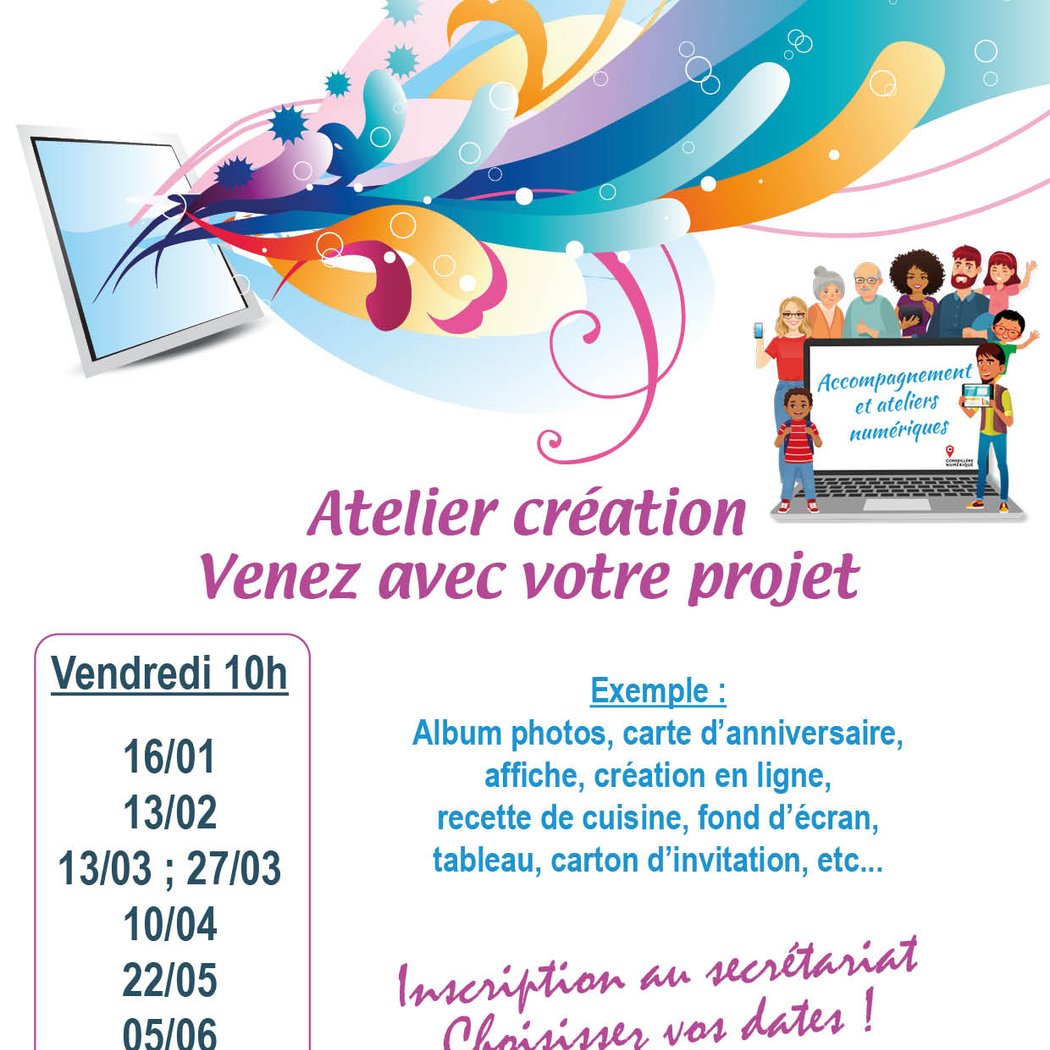 Ateliers création numériques 3