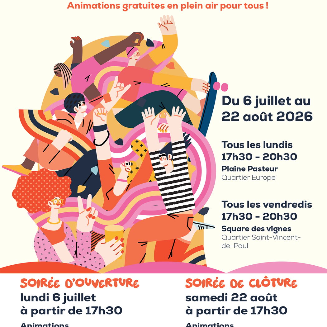 Quartiers d'été: Creative Workshops & Outdoor Games at Square des Vignes 1