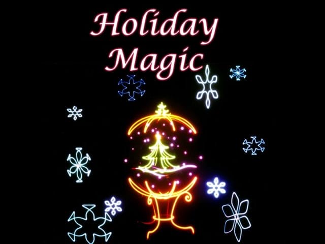 Holiday Magic Laser Show 1
