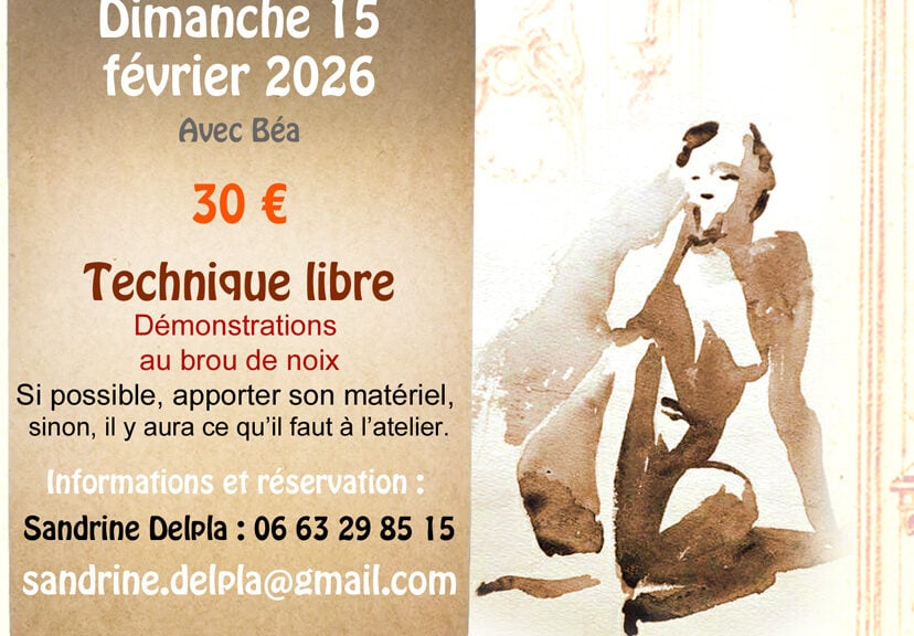 Stages de modèle vivant automne-hiver 2025-2026 2