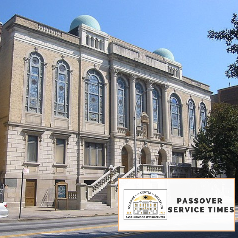 Passover Service Times 1