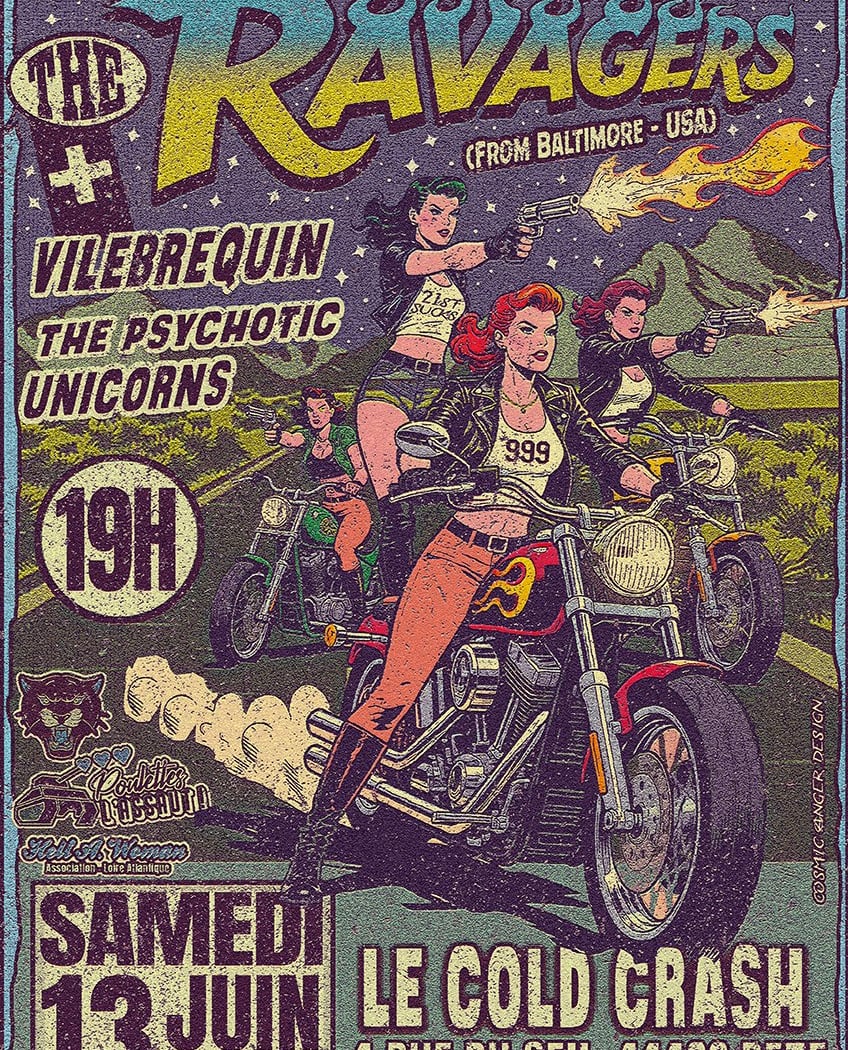 Poulettes Party #3 – Ravagers + Vilebrequin + The Psychotic Unicorn : Caritatif collecte de dons 1