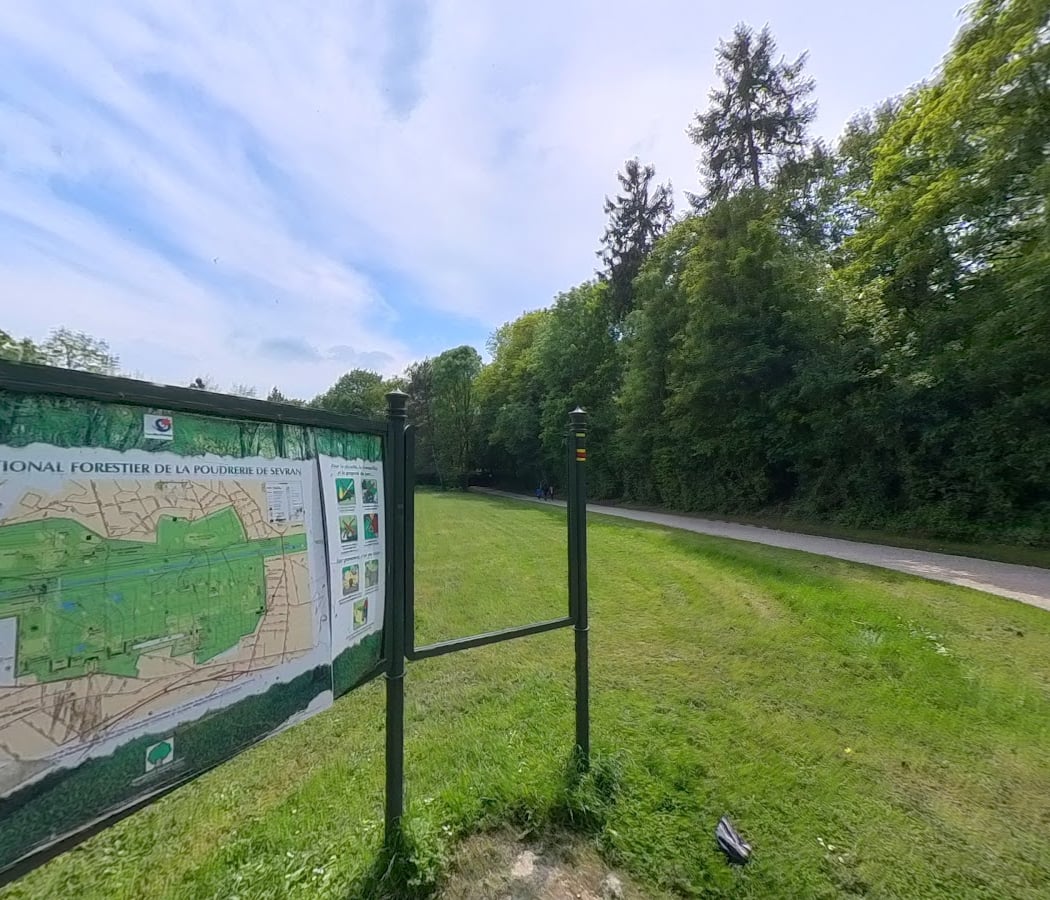 Plan du parc de la Poudrerie de Sevran 2