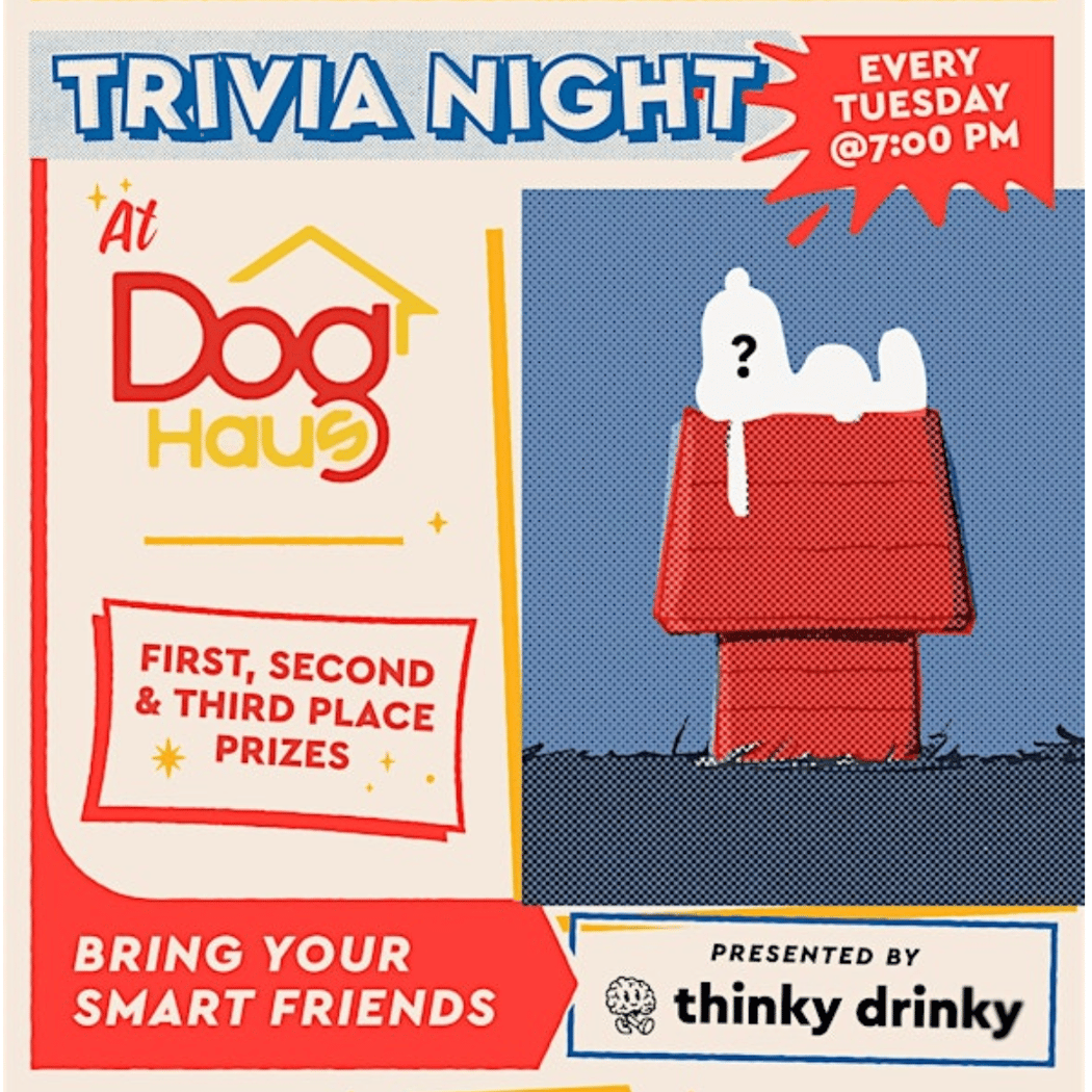 Free Trivia Tuesdays at Dog Haus Biergarten Bella Terra 1