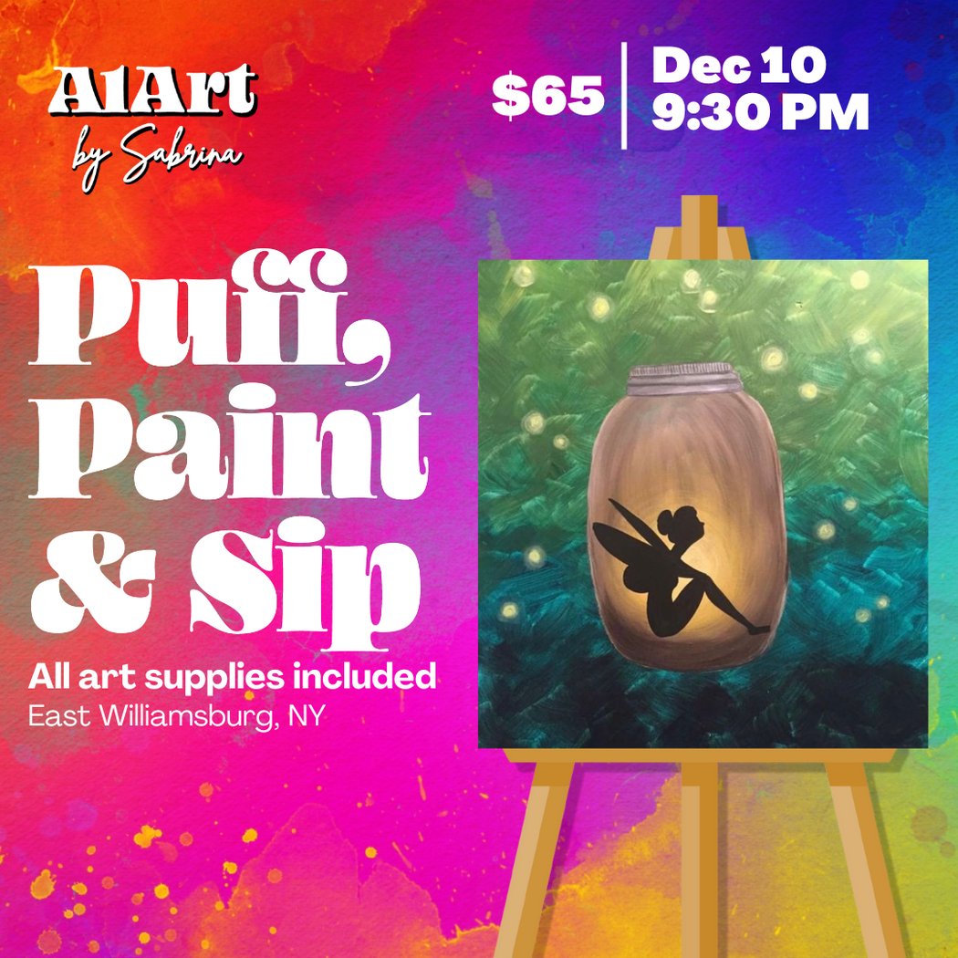 Puff, Paint and Sip Art Studio 1
