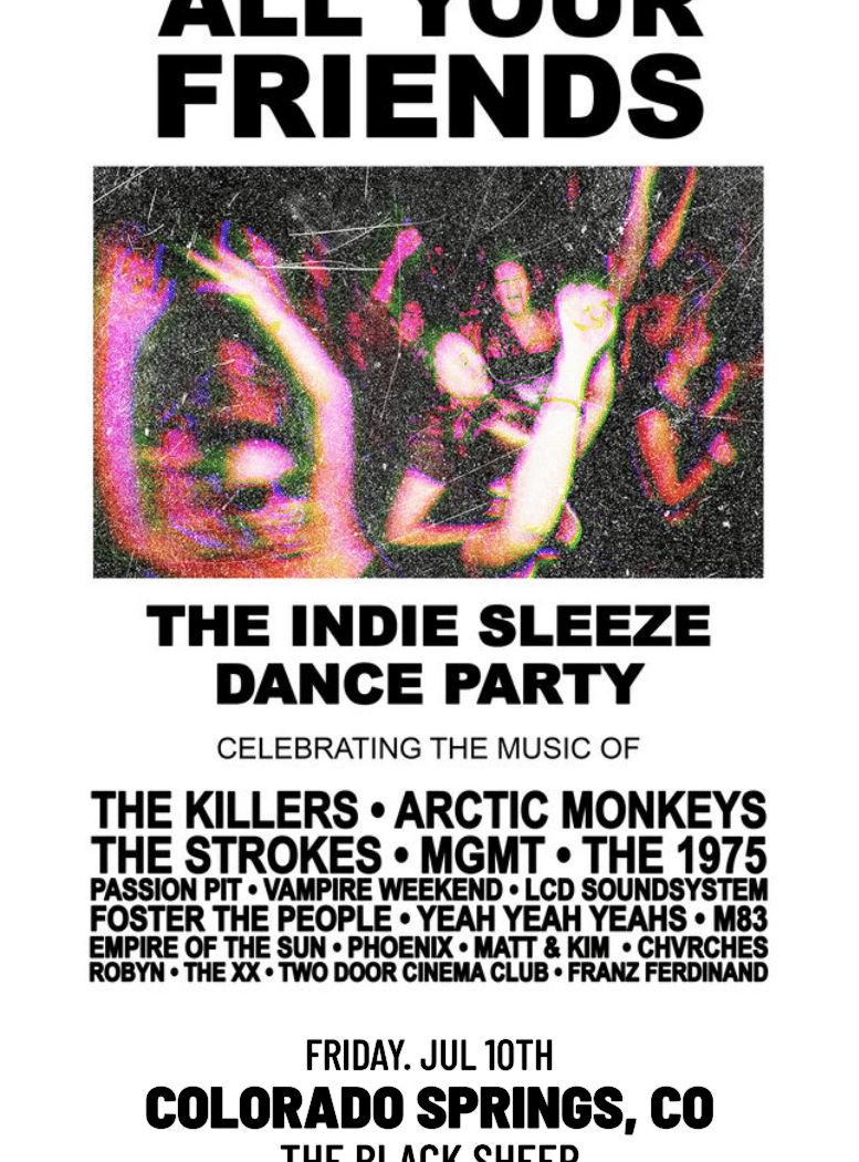 All Your Friends: The Indie Sleaze Dance Party 1