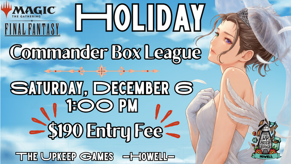 Magic the Gathering - Final Fantasy - Holiday Commander Box League 1