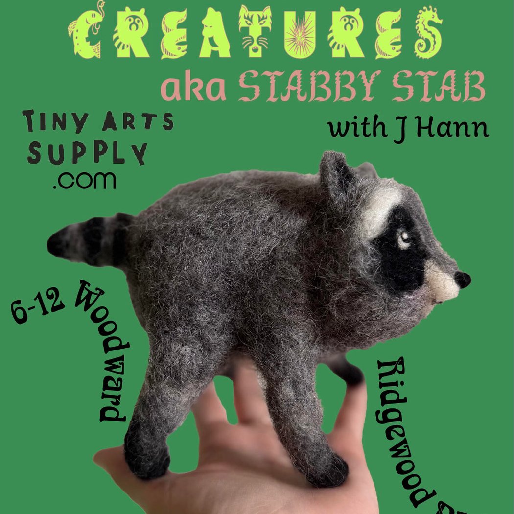 Needle Felting Creatures (Stabby Stab) with J Hann