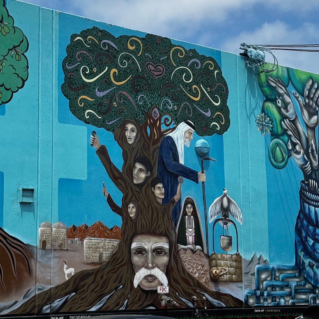 Oakland Palestine Solidarity Mural 3