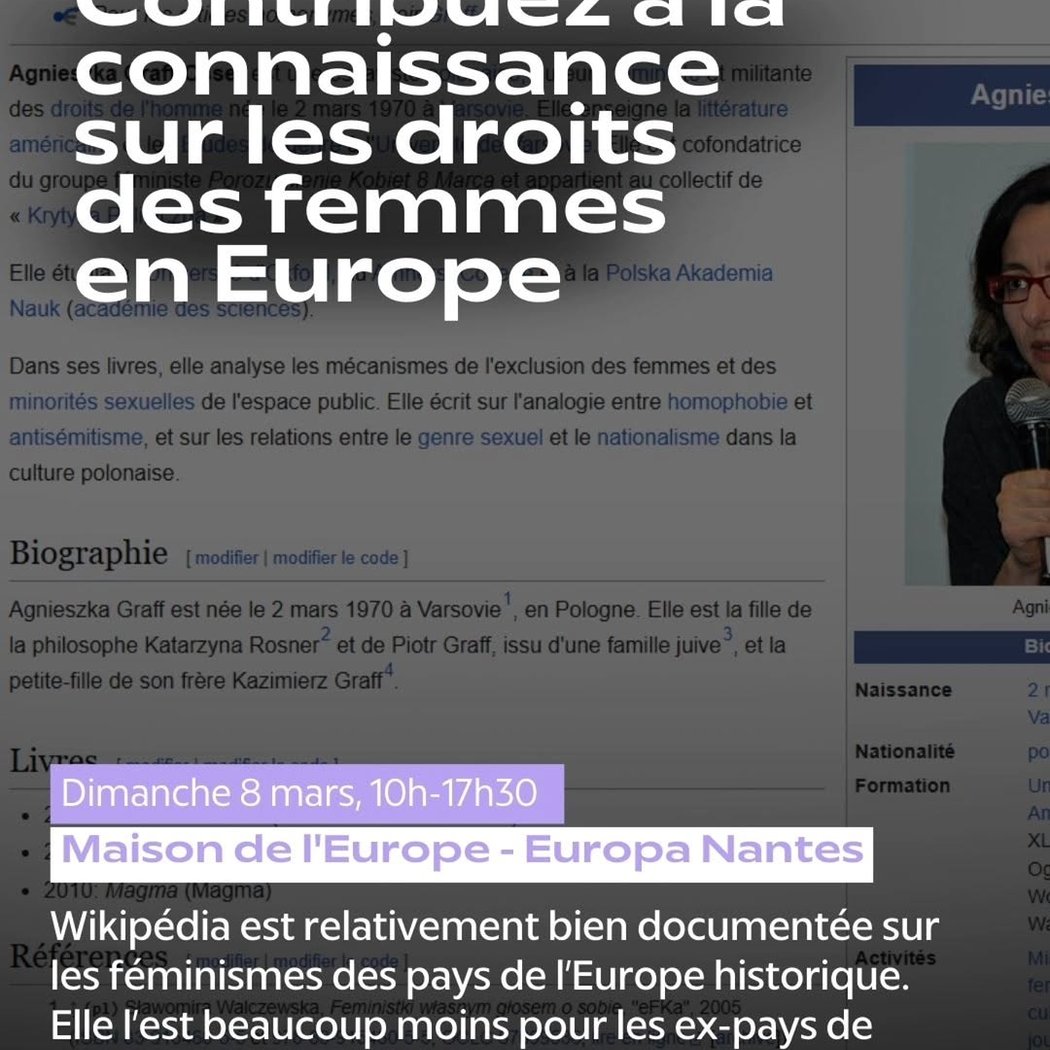 Contribuez à la connaissance sur les droits des femmes en Europe 1