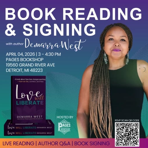 Love Will Liberate Reading and Book Signing 1