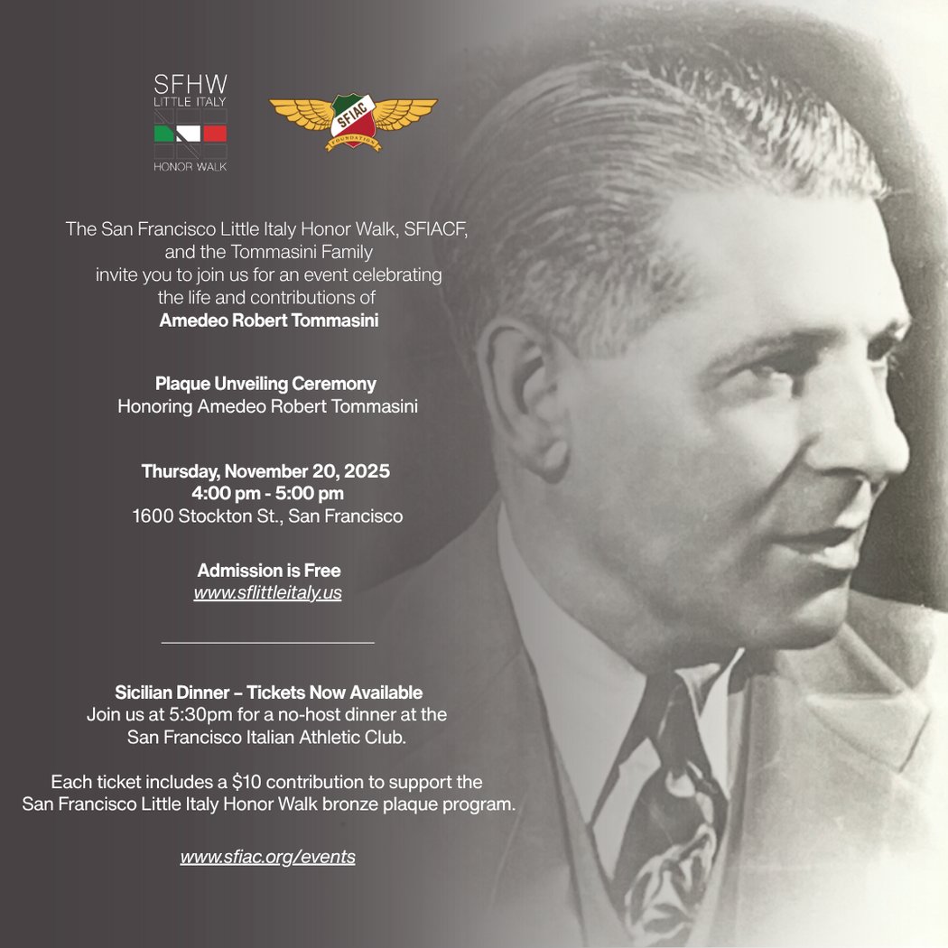Plaque Unveiling for Amedeo Tommasini 1