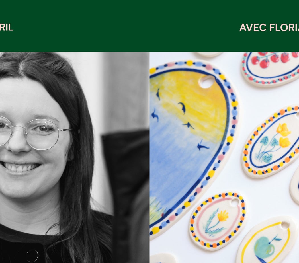 Atelier Peinture sur céramique avec l'artiste Floriane Saint Sébastien 1