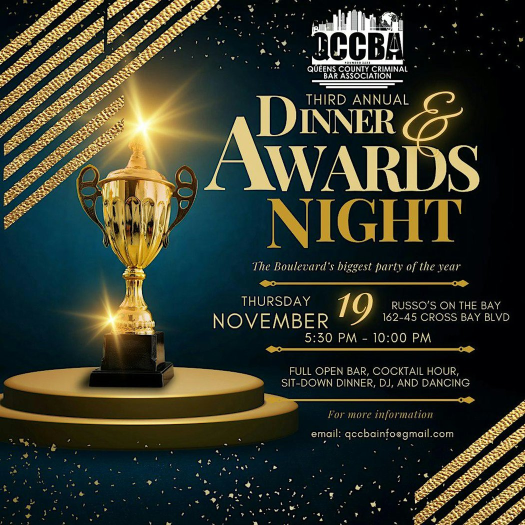 QCCBA's Third Annual Awards Dinner