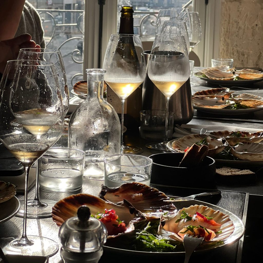 Dégustation pour Edgar Coulon, des Champagnes Roger Coulon 1