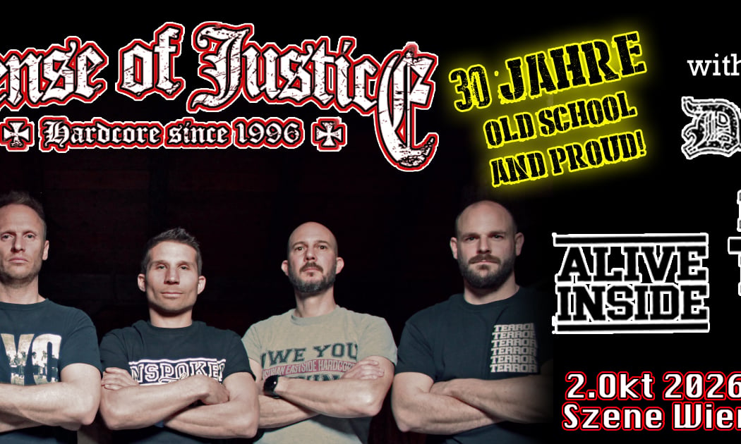 Sense Of Justice 30 Years Old School And Proud!