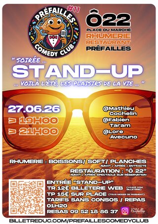 Stand-Up "Voilà l'été ... les plaisirs de la vie!"