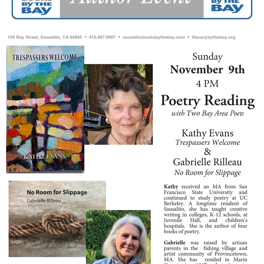 Kathy Evans & Gaby Rilleau Poetry Reading 1