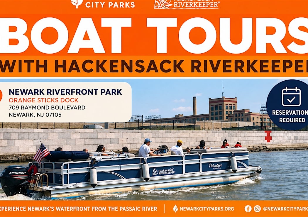 Newark Riverfront Boat Tours with Hackensack Riverkeeper 1