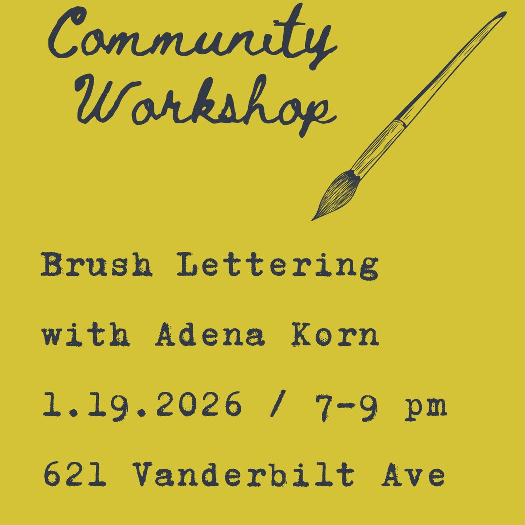 Brush Lettering with Adena Korn 1