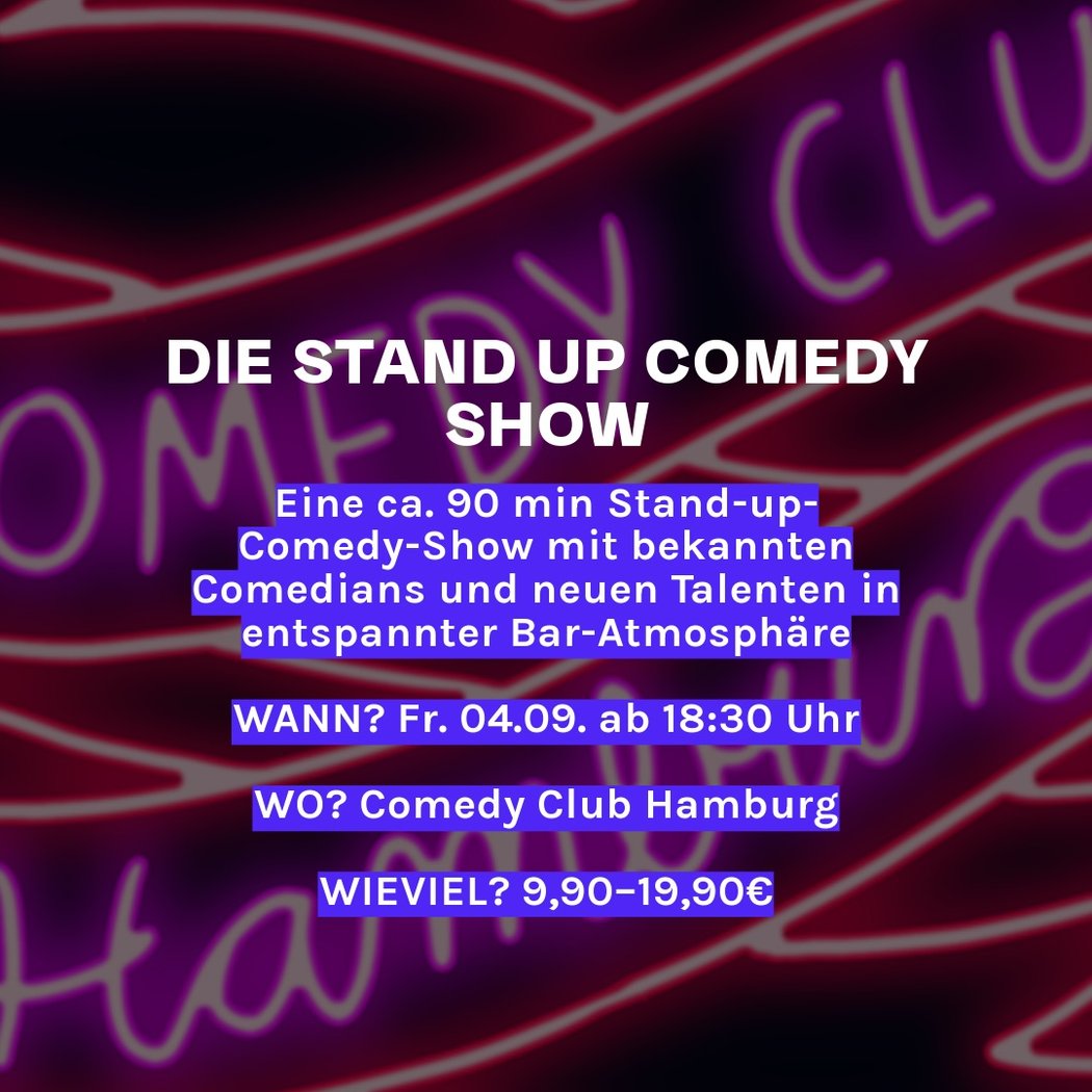 DIE STAND UP COMEDY SHOW 1