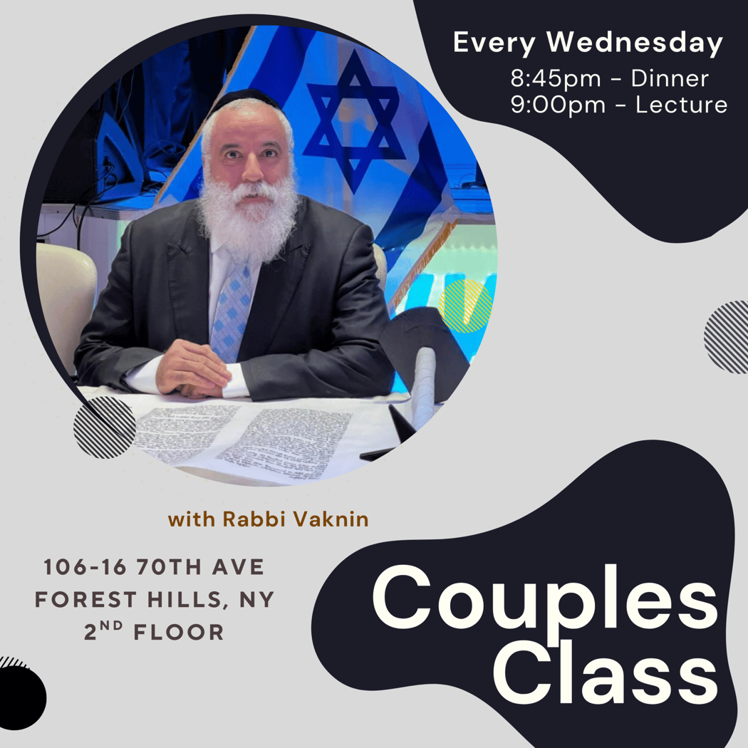 Couples Class with Rabbi Vaknin 1