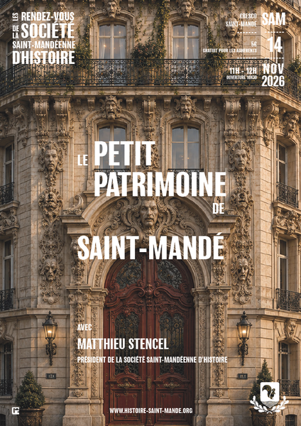 Conférence au CRESCO : Le petit patrimoine de Saint-Mandé