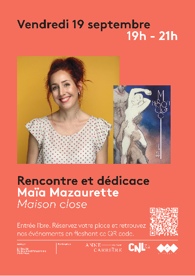 Rencontre et dédicace avec Maïa Mazaurette 1