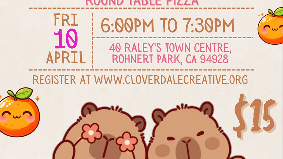 Capybara Paint Party 1