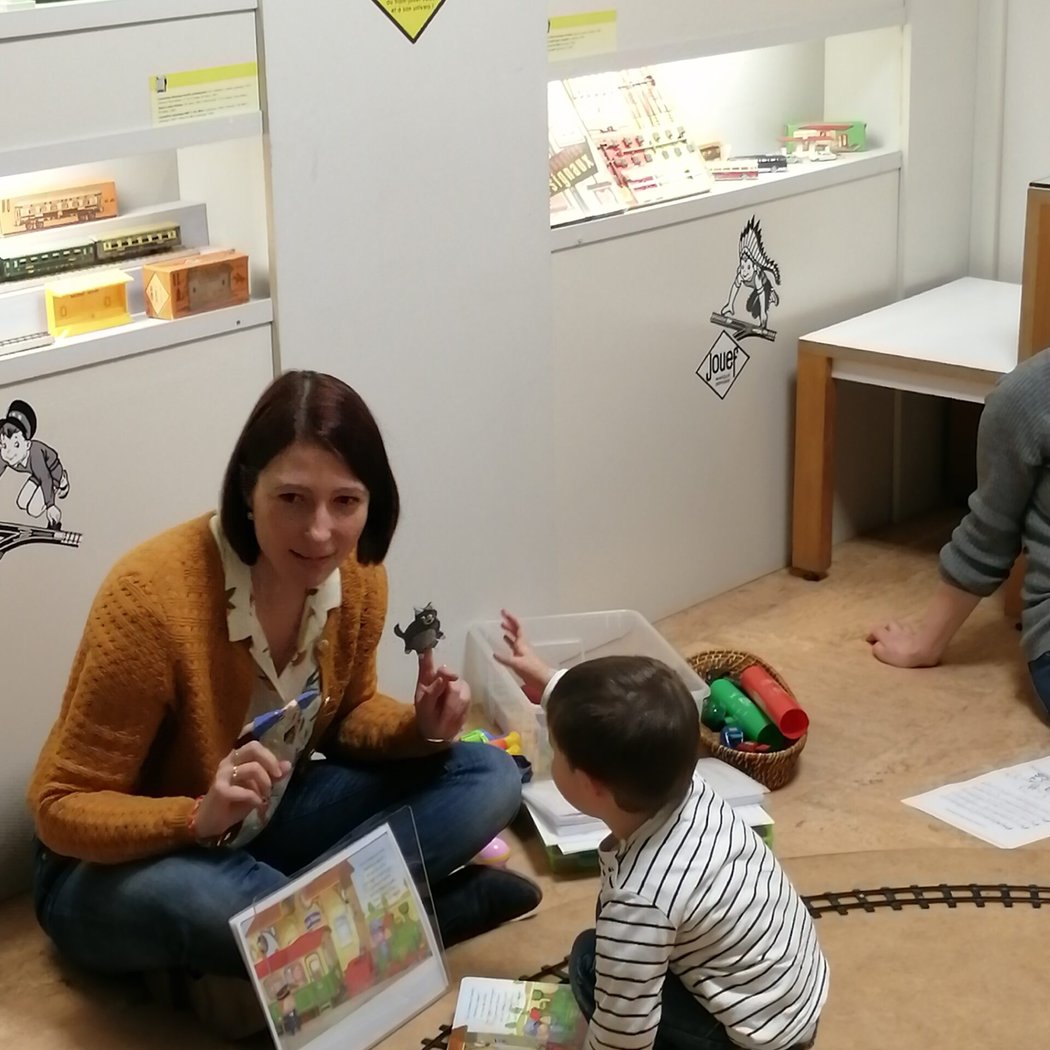 Baby visite au musée Rambolitrain 2