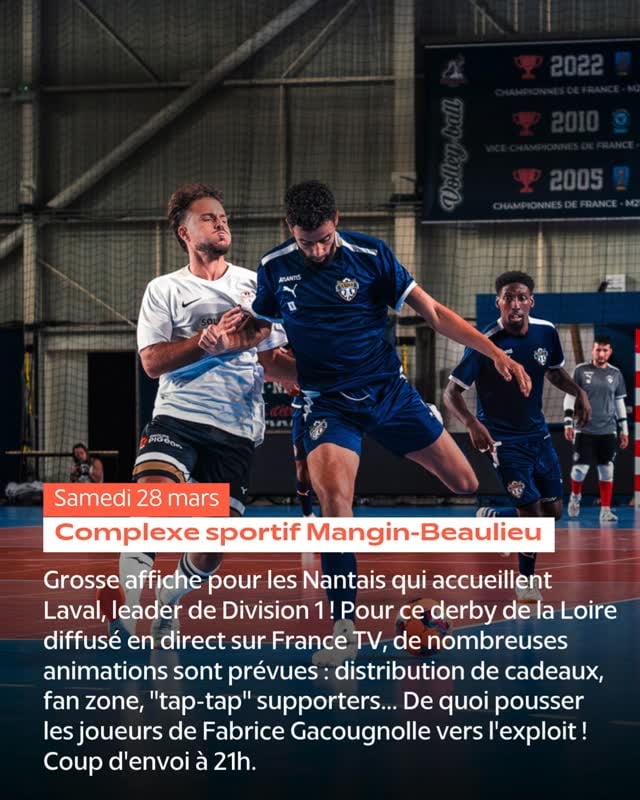 Match de Nantes Métropole Futsal 1