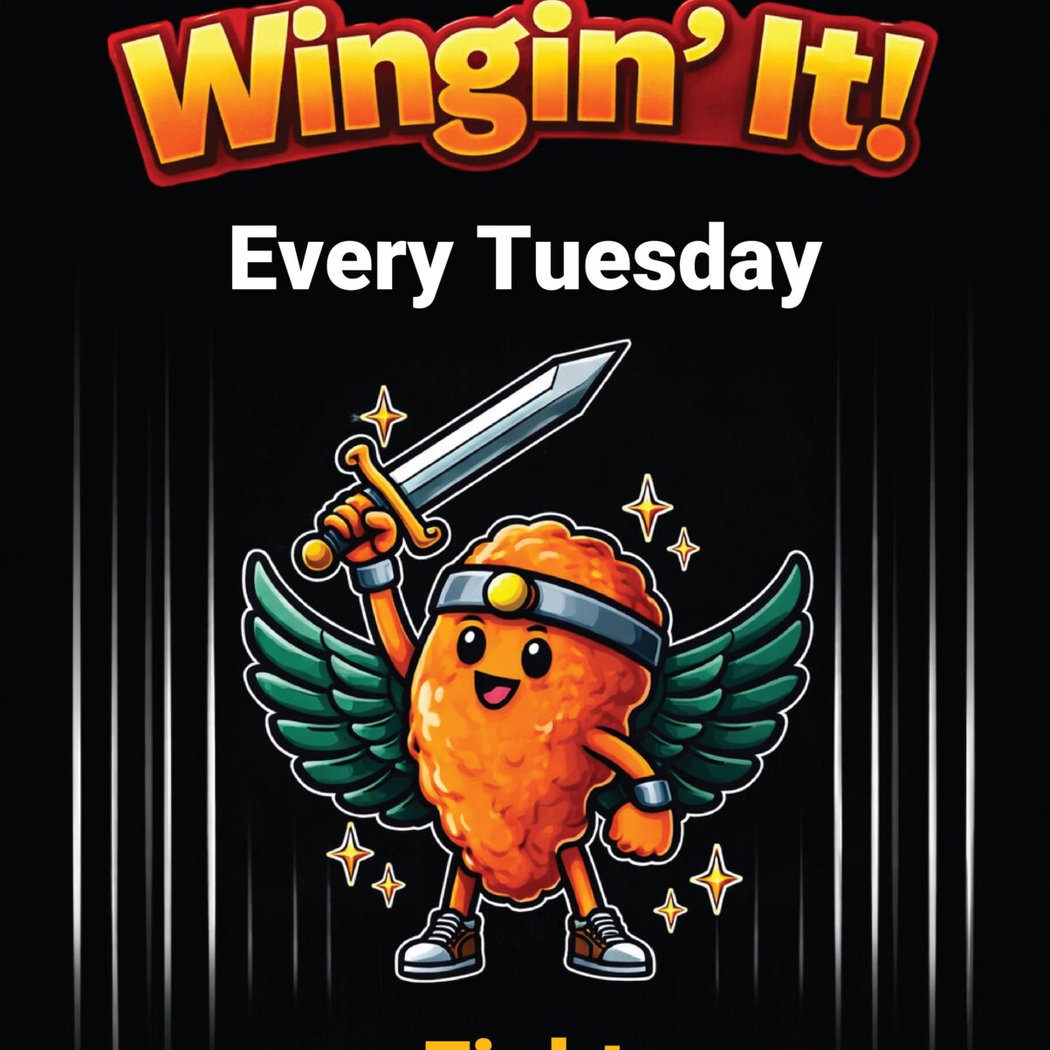 Wingin' It! Every Tuesday Eight Different Flavors
