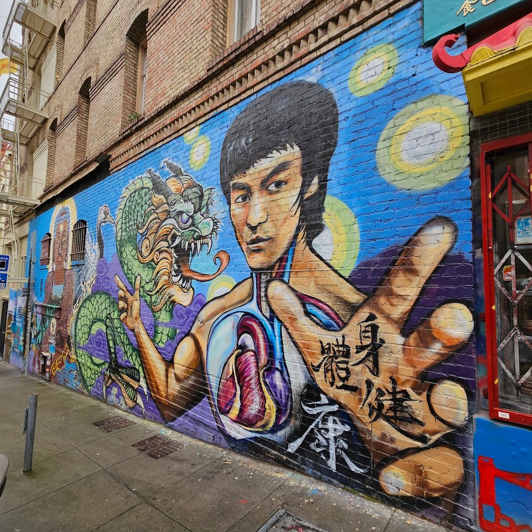 Bruce Lee Mural 2