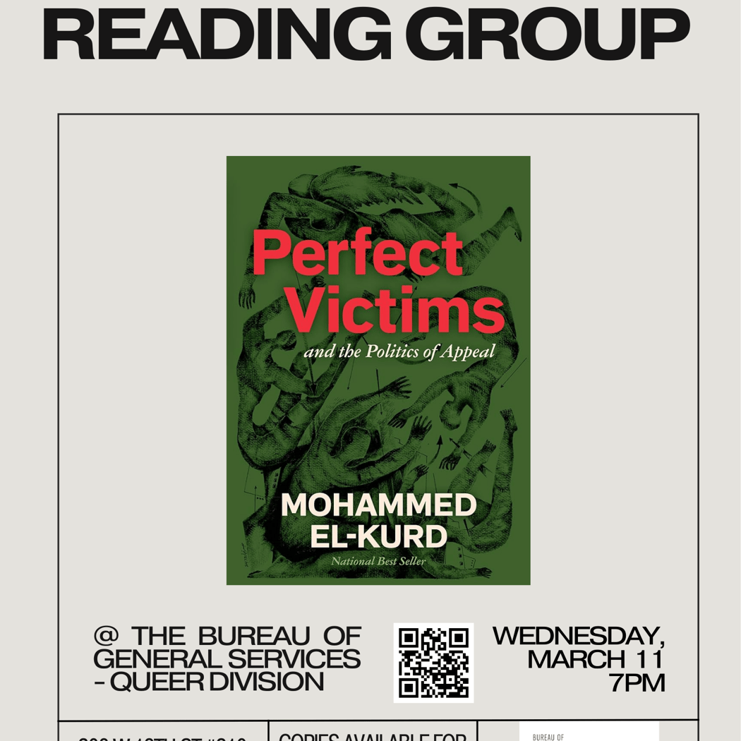 Radical Queer Reading Group: Perfect Victims 1