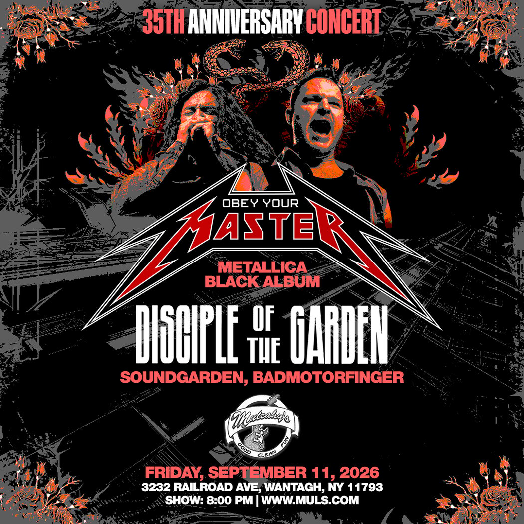 Obey Your Master – America’s #1 Best Metallica Tribute and Disciple of The Garden – Tribute to Chris Cornell, Soundgarden, Audioslave