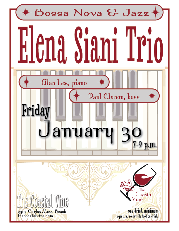 Jazz & Bossa Nova: The Elena Siani Trio 1