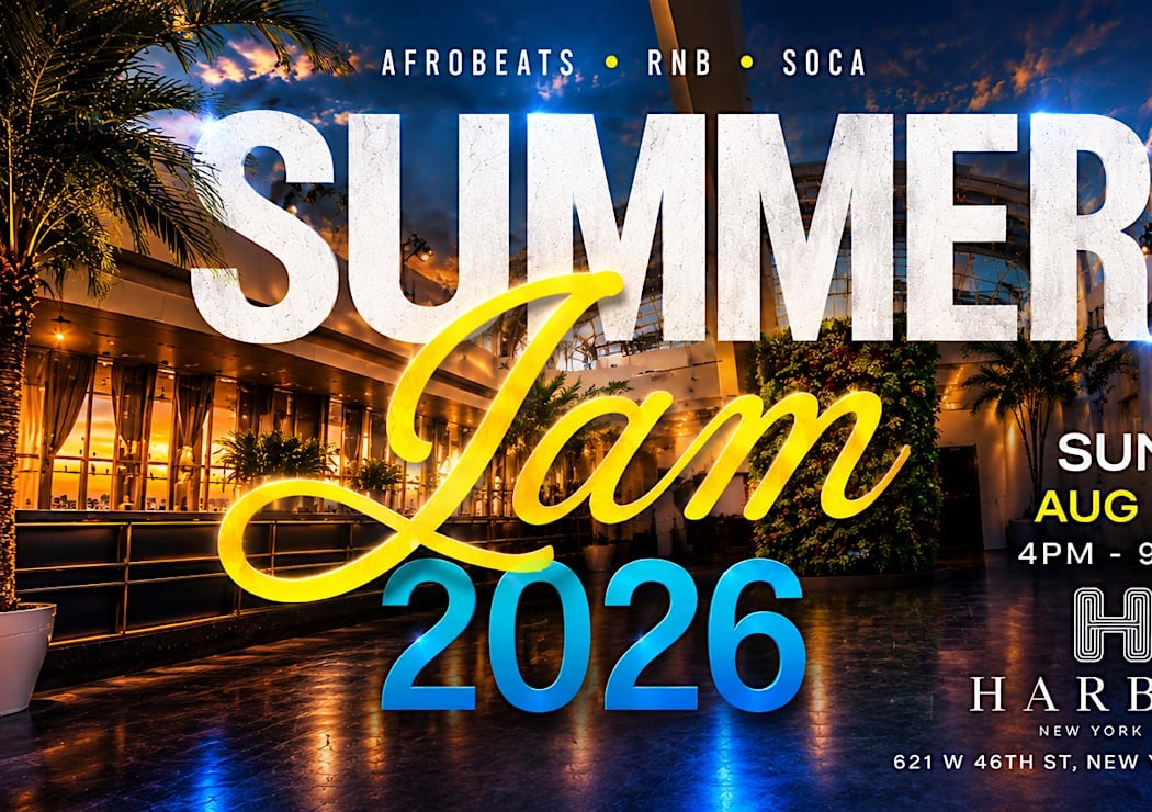 ☀️ Summer Jam 2026 | Afrobeats • R&B • Soca Rooftop Day Party 1