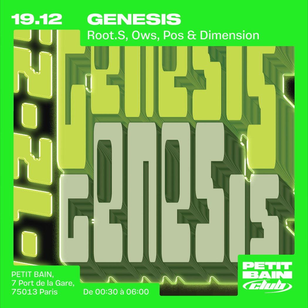 GENESIS presents Root.S, Ows, Pos & Dimension 1