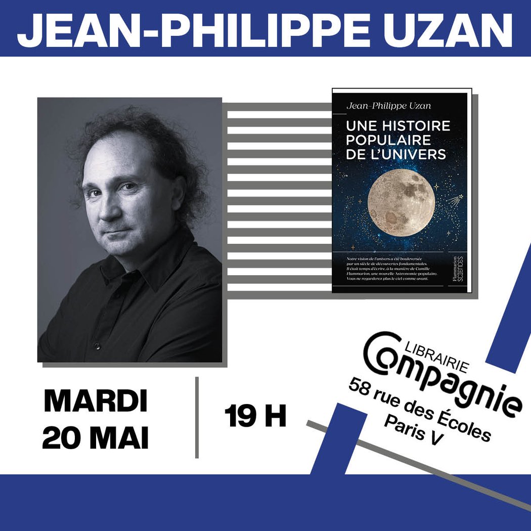 Jean-Philippe Uzan présente son nouvel essai « Une histoire populaire de l'univers » 1