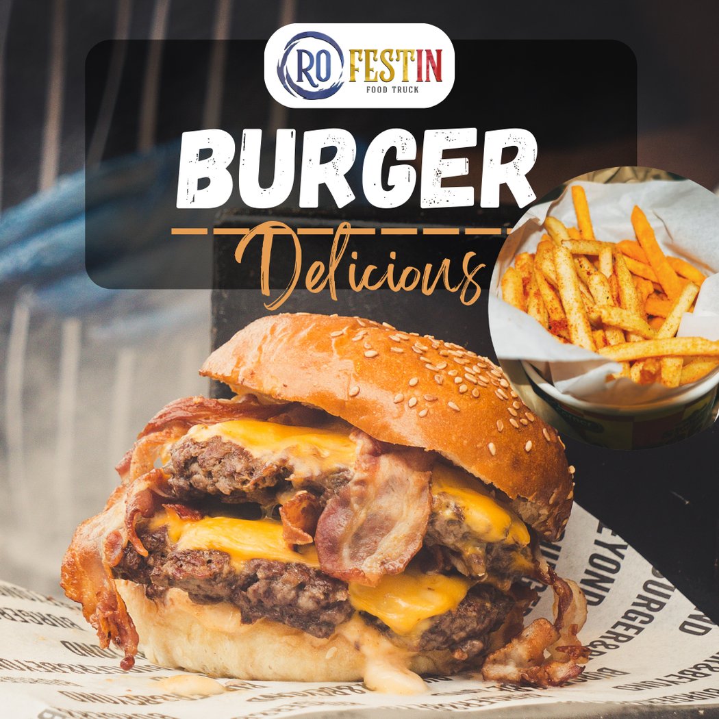 RO FESTIN - food truck - Burgers, Shaorma, Mici, Frites maison 1
