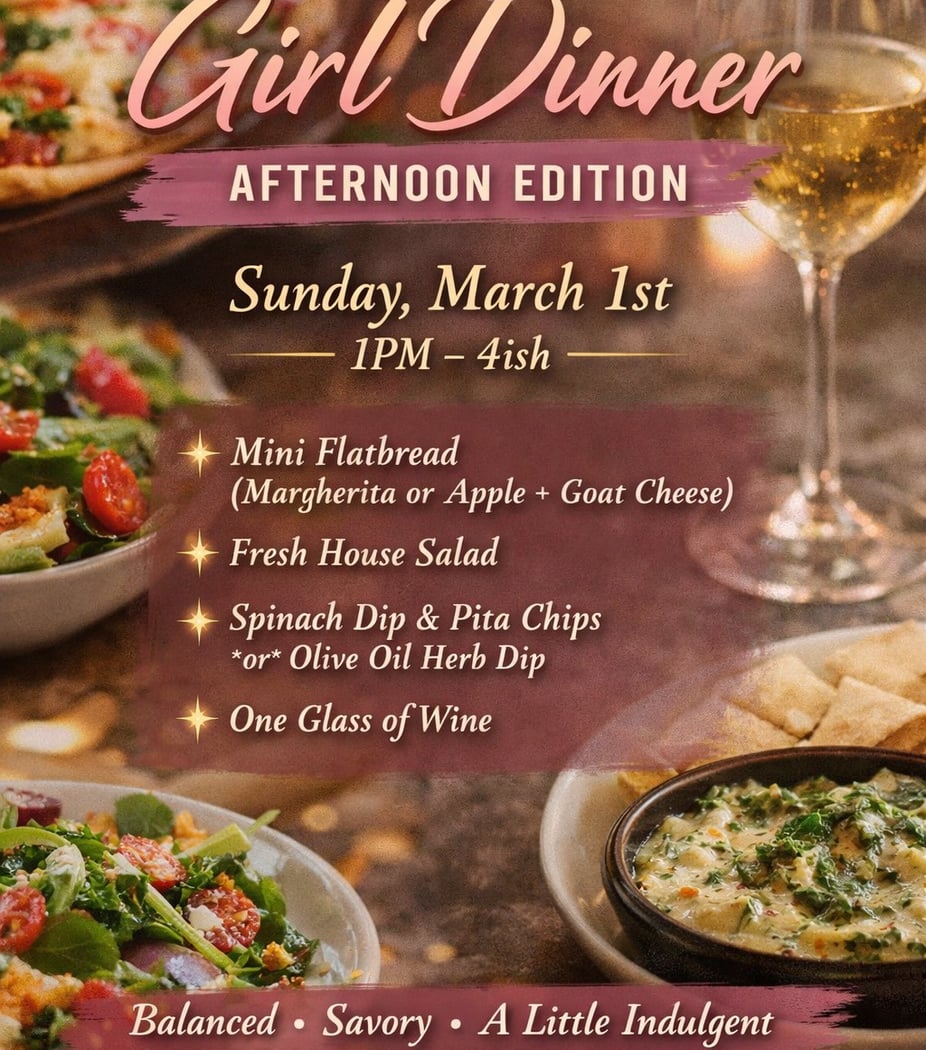 Girl Dinner 1