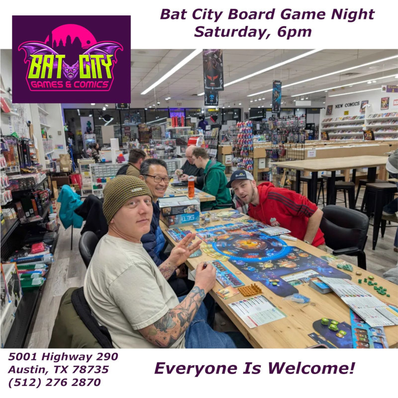 Bat City Board Game Night 1