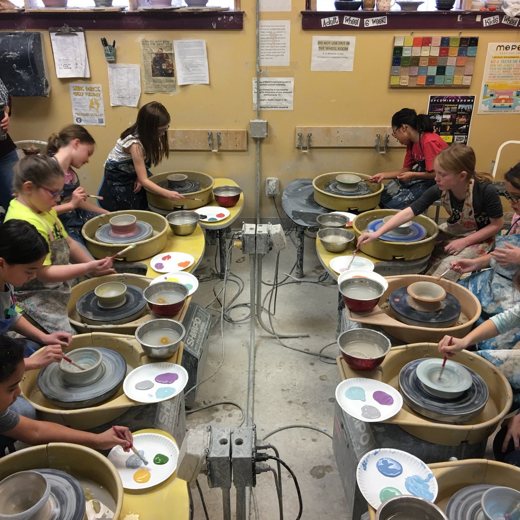 Beginner Wheel Throwing Pottery Class 3