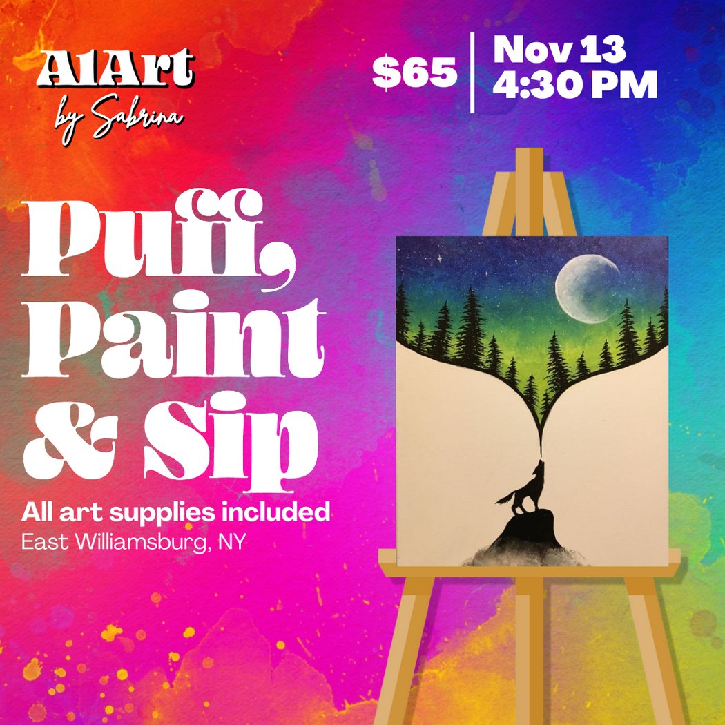 Puff, Paint and Sip Art Studio 1