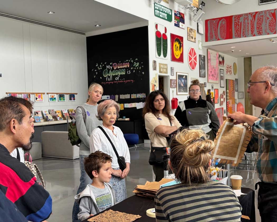 Free Art Workshop: Woven Prints 1