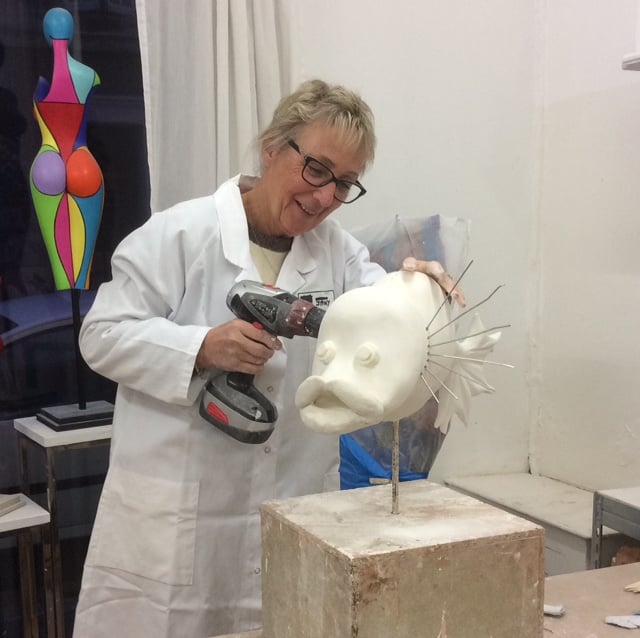 Cours de sculpture modelage, moulage, terre cuite Dan DERRAC 5