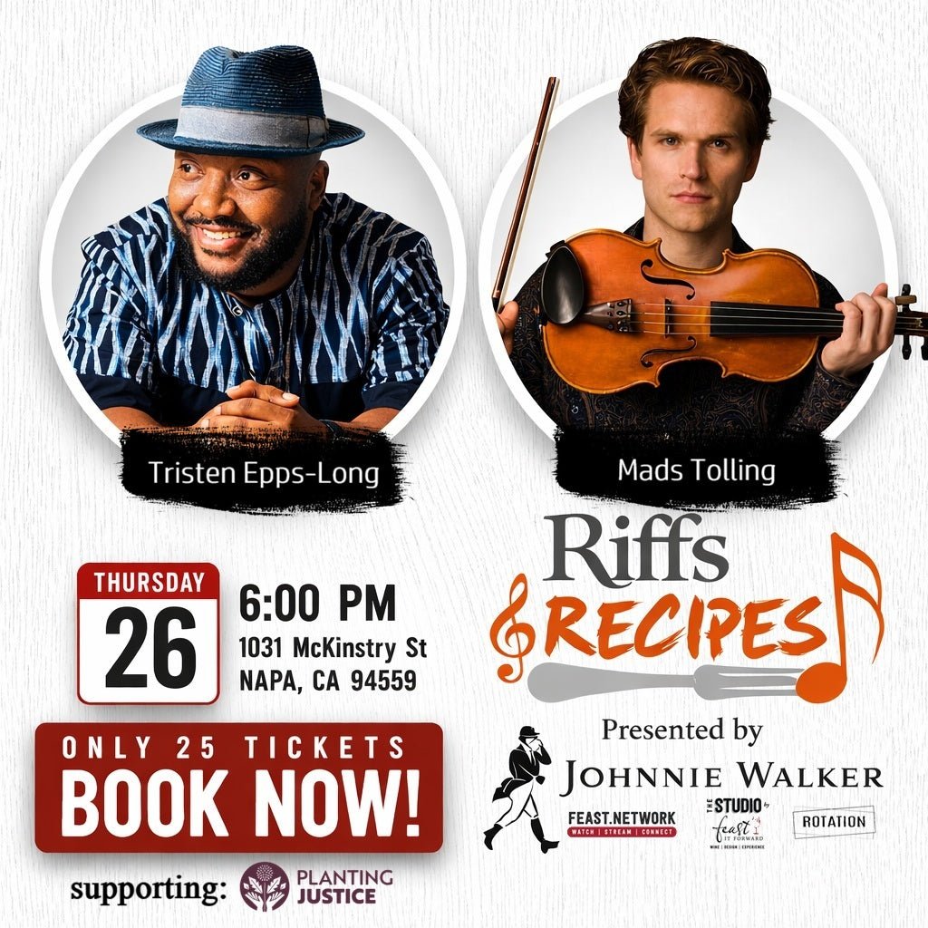 LIVE FILMING & RECEPTION Riffs & Recipes 1